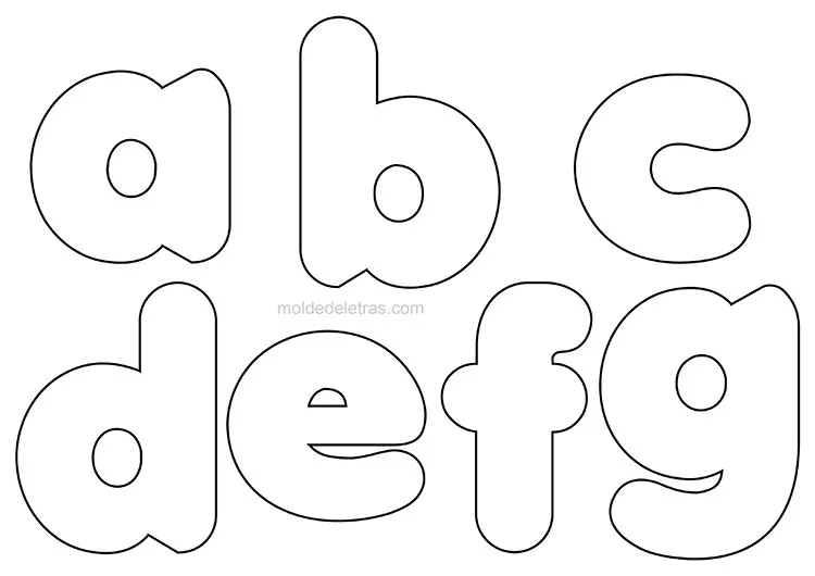 Featured image of post Grande Molde De Letras Bonitas Plantillas de letras del abecedario grandes para imprimir y recortar