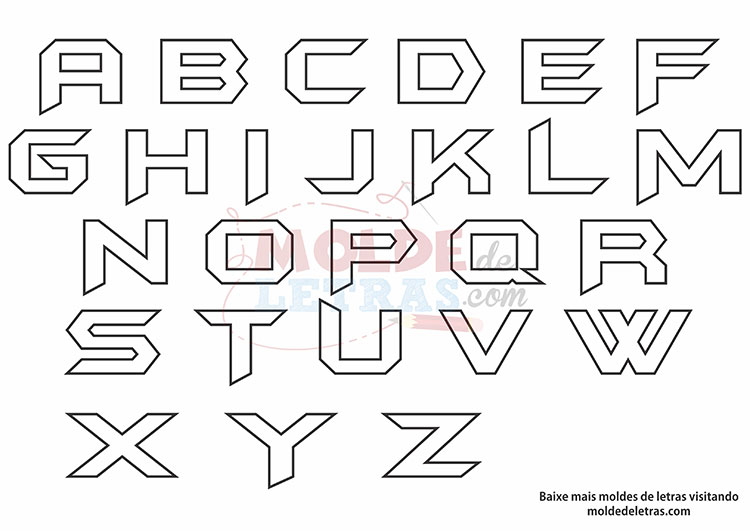Molde de Letras Batman Molde de Letras Batman