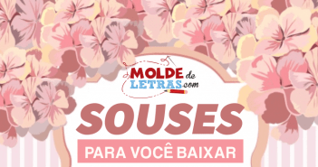 Molde De Letras e Números Fonte Souses