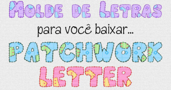 Molde de Letras Patchwork Letter
