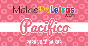 Molde de Letras Cursivas “Pacifico” Molde de Letras Cursivas