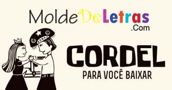 Molde de Letras estilo Cordel Molde de Letras estilo Cordel