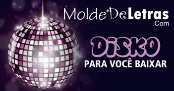 Molde de Letras Disko