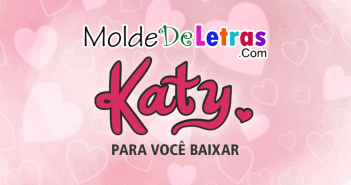 Molde de Letras Katy