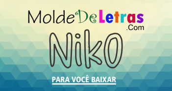 Molde de Letras Niko