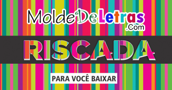 Molde de Letras Riscada