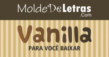 Molde de Letras Vanilla