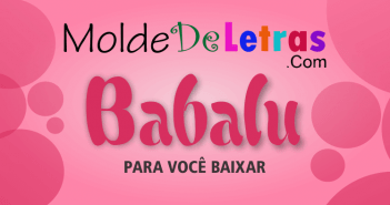 Molde de Letras Babalu