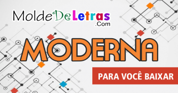 Molde de Letras Moderna
