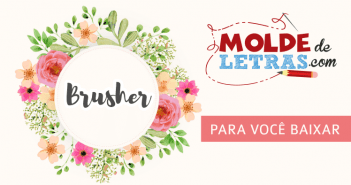 Molde de Letras Brusher