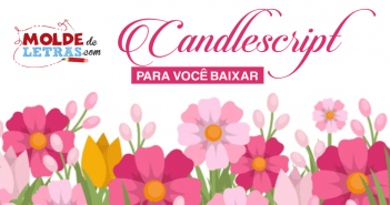 Molde de Letras Candle