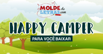Molde de Letras Happy