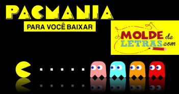 Molde de Letras Pacmania