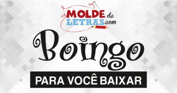 Molde de Letras Boingo