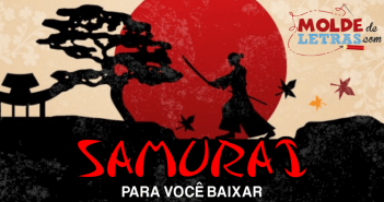 Molde de Letras Samurai