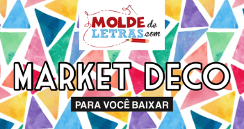 Molde de Letras Market