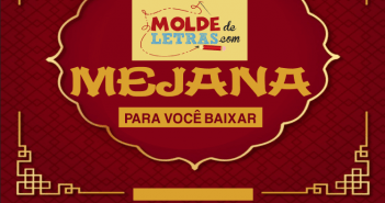 Molde de Letras Mejana