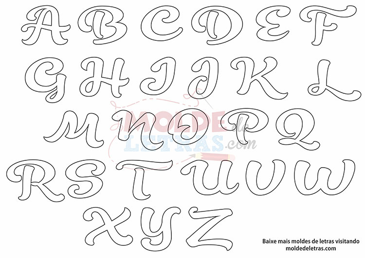 Molde de Letras Lactosa Molde de Letras Lactosa