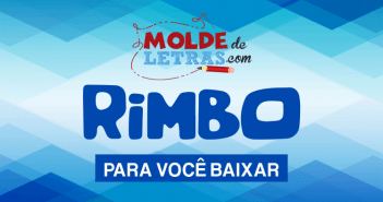 Molde de Letras e Números Rimbo