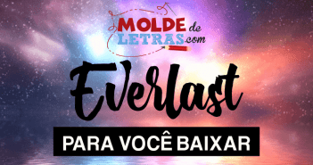 Molde de Letras e Números Everlast