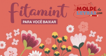 Molde de Letras e Números Fitamint