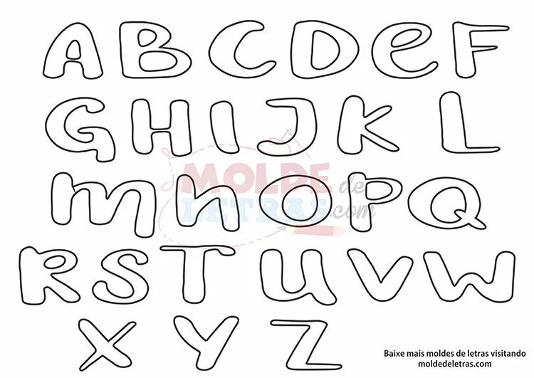 Molde de Letras Momento Molde de Letras Momento