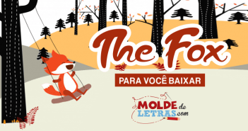 Molde de Letras The Fox
