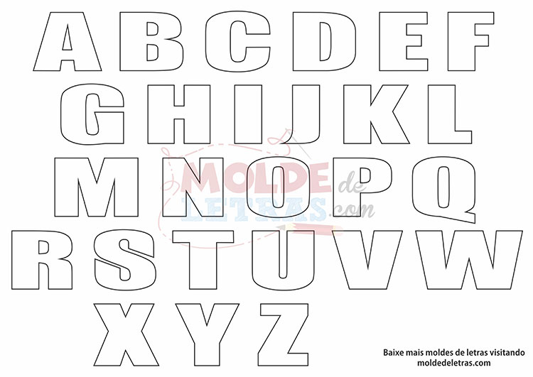 Molde de Letras Gabo Molde de Letras Gabo