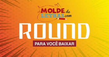 Molde de Letras e Números Round
