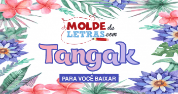 Molde de Letras e Números Tangak